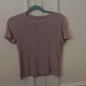 Soft ribbed t-shirt